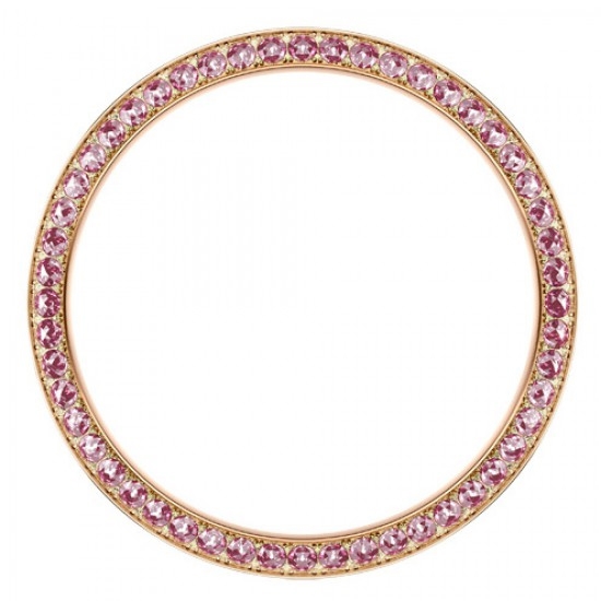 Marc Coblen / TW Steel Bezel 42mm Rosé Staal Roze Stenen - MCB42R209